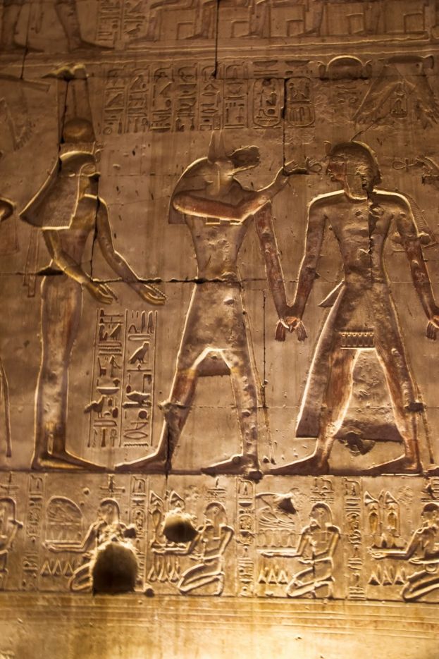 Anpu on a Wall at Saqqarah