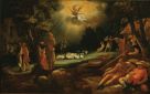 Announcement to the shepherds ca 1600 By Abraham Bloemaert